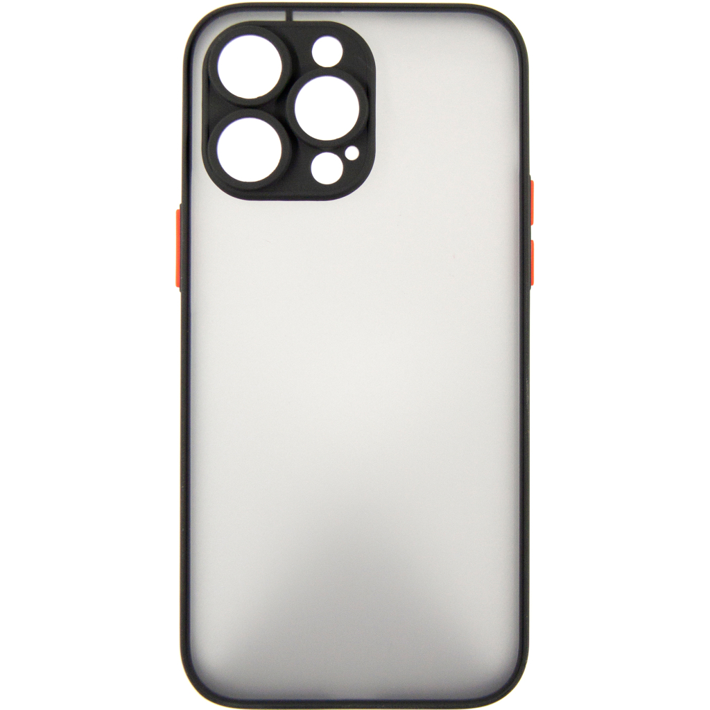 Чохол до мобільного телефона Dengos Matte iPhone 14 Pro Max (black) (DG-TPU-MATT-126) - зображення 1