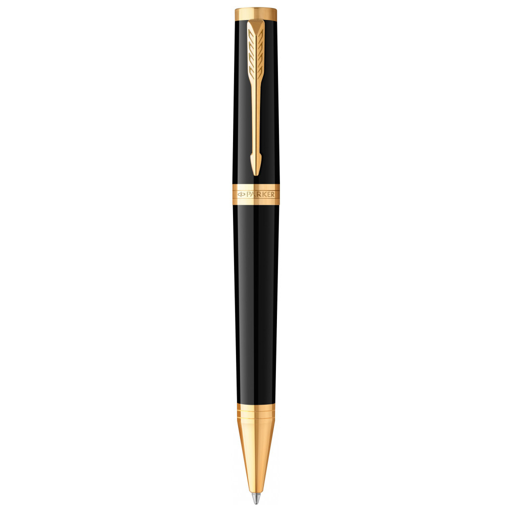 Ручка кулькова Parker INGENUITY Black Lacquer GT BP (60 032) - зображення 1