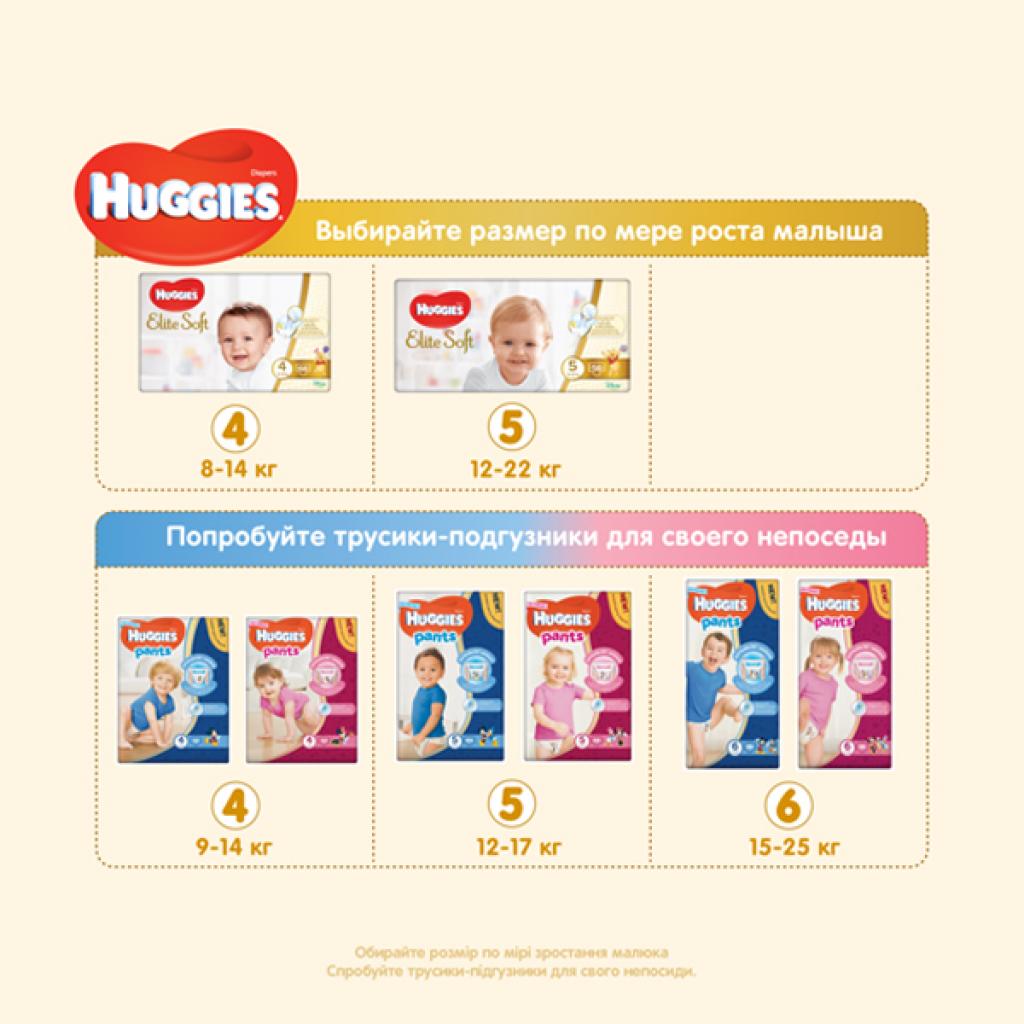 Підгузки Huggies Elite Soft 4 Mega 66 шт (5029053545301) - зображення 8