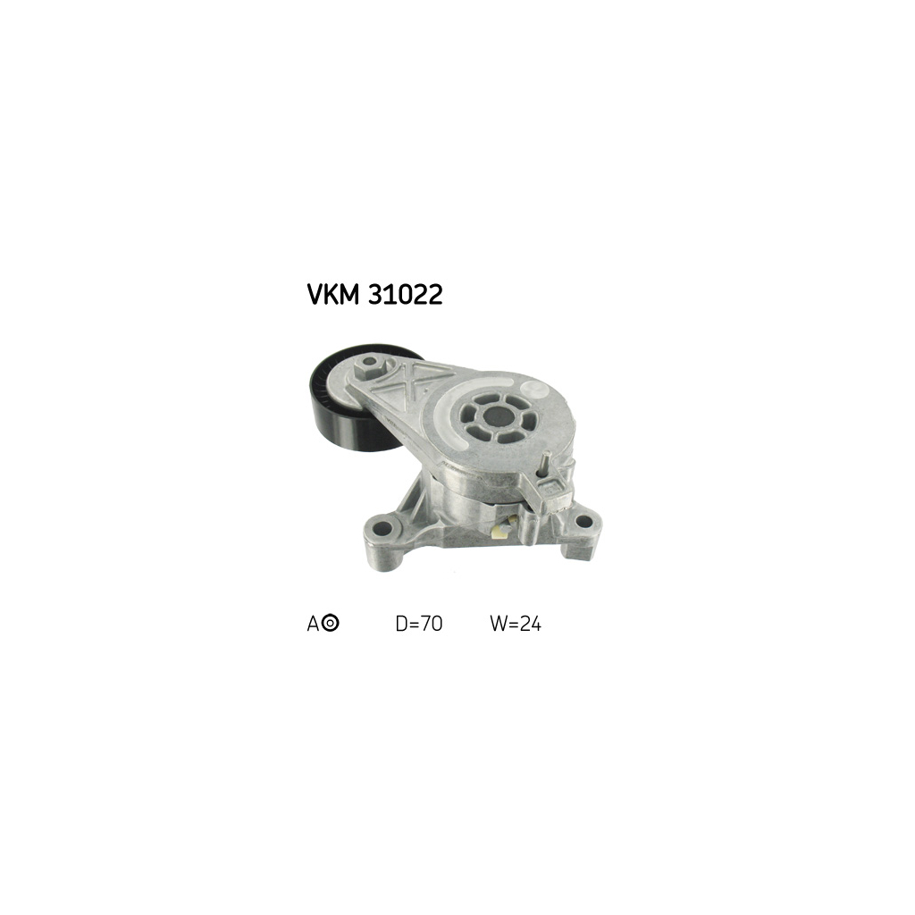 Натягувач ременя з роликом SKF VKM 31022 - зображення 1