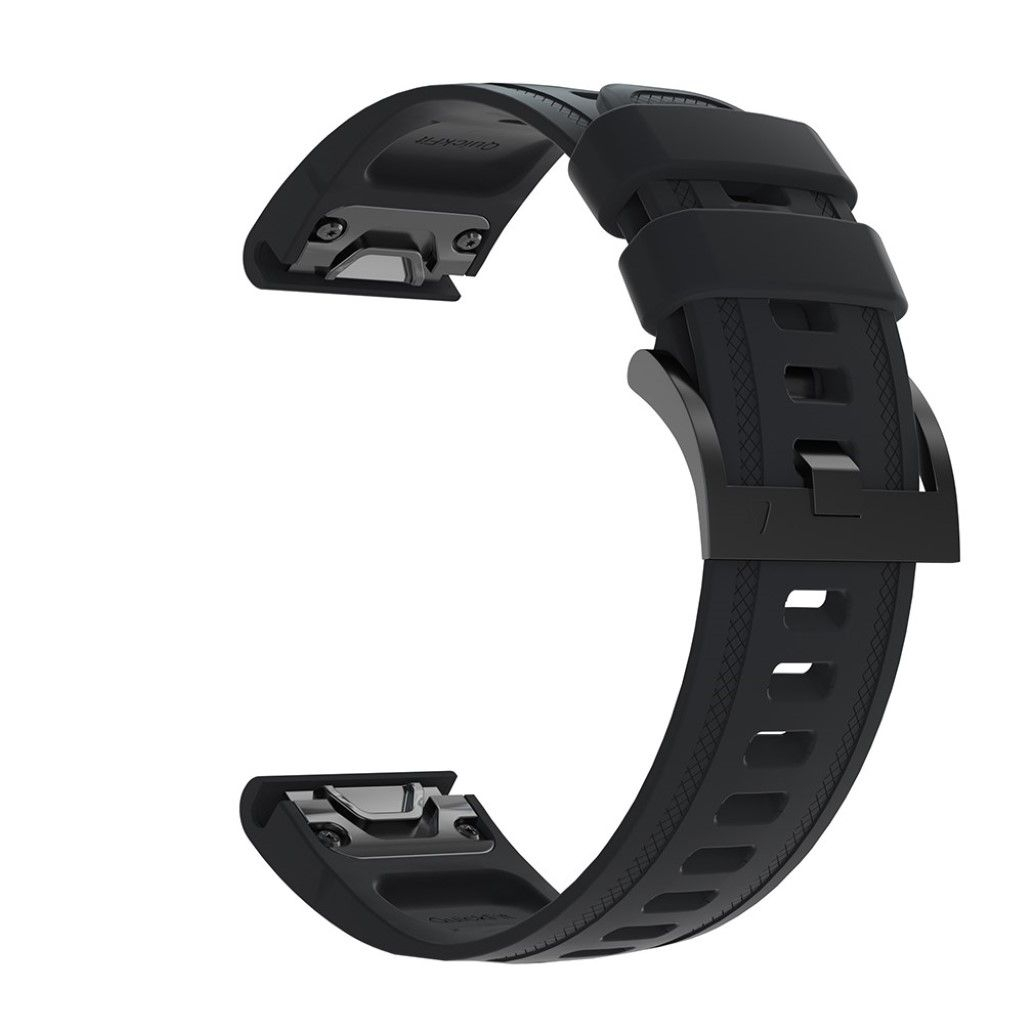 Ремінець до смарт-годинника Armorstandart Silicone 20mm для Garmin Fenix 5s/6s Black (ARM60799) - зображення 3