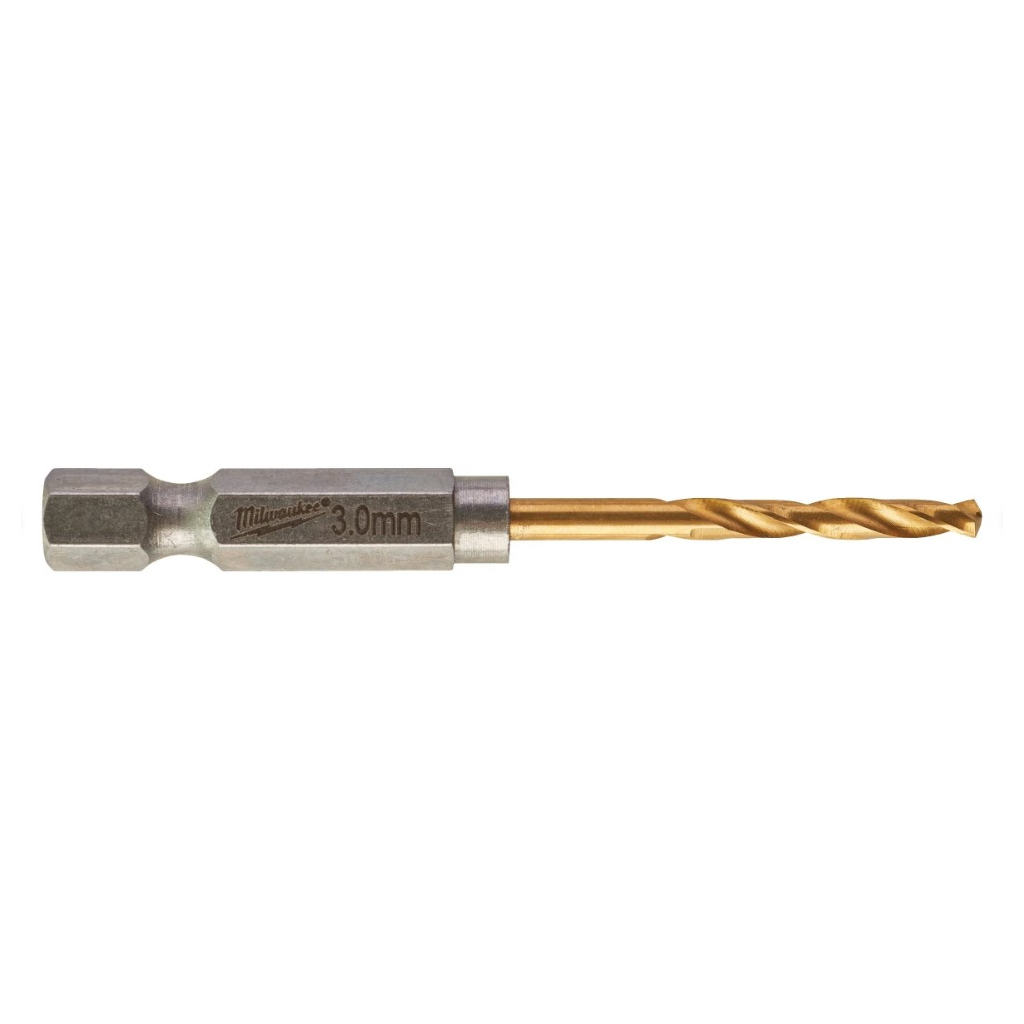 Свердло Milwaukee по металу RedHEX HSS-G TiN, 3 мм (10шт) (4932478176) - зображення 1