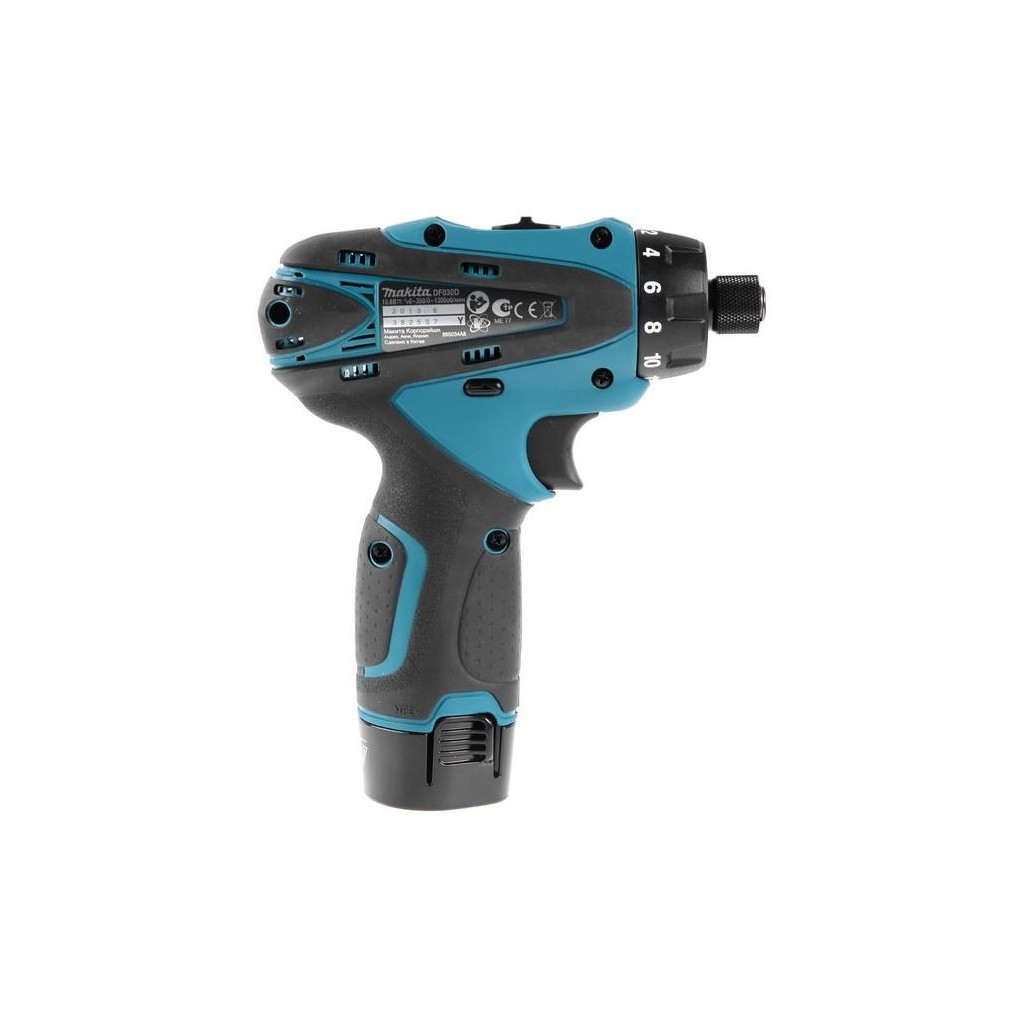 Шуруповерт Makita 10,8В, 1,3Аг, 24 / 14Нм (DF030DWE) - зображення 3