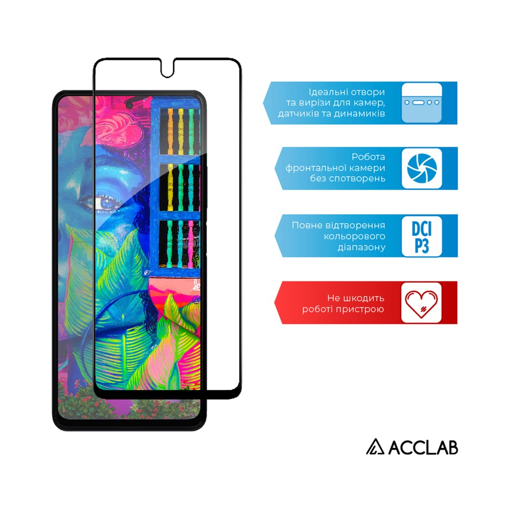 Скло захисне ACCLAB Full Glue Infinix Note 10 Pro 2022 (1283126535017) - зображення 5
