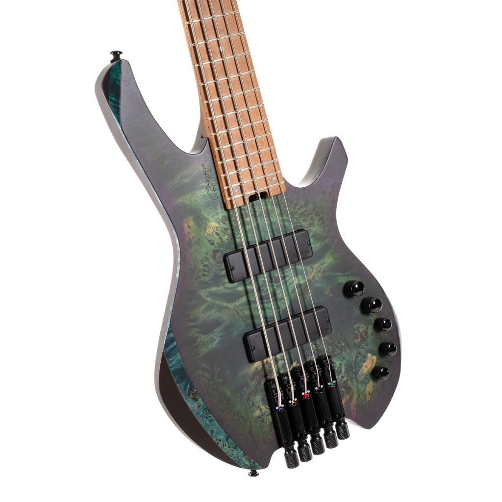 Бас-гітара Cort Artisan Space 5 Star Dust Green - зображення 8