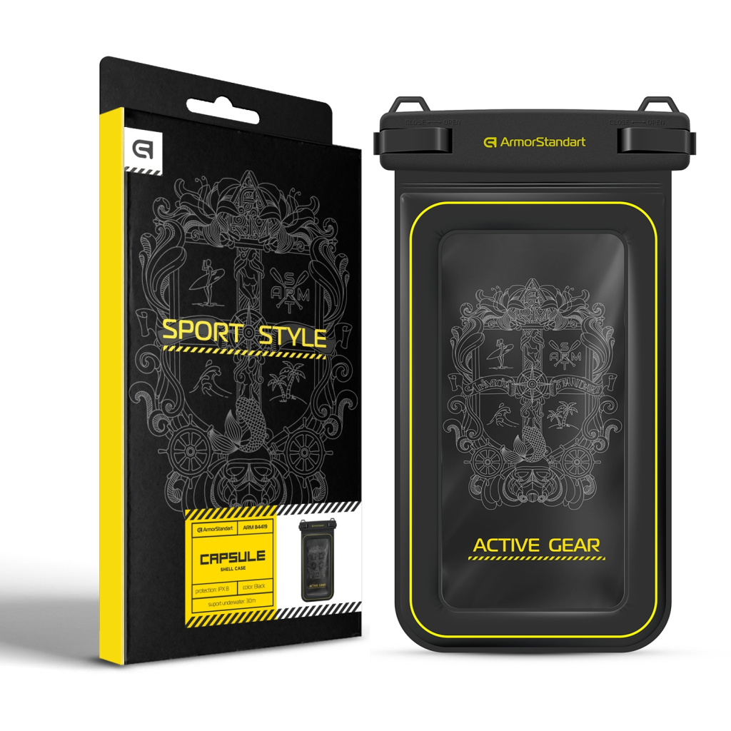 Чохол до мобільного телефона Armorstandart Waterproof Capsule Shell Black (ARM84419) - зображення 2
