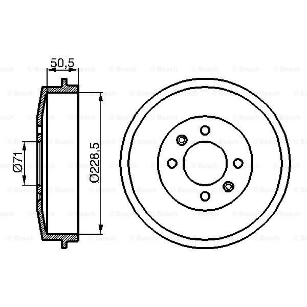 Гальмівний барабан Bosch 0 986 477 060 - изображение 5