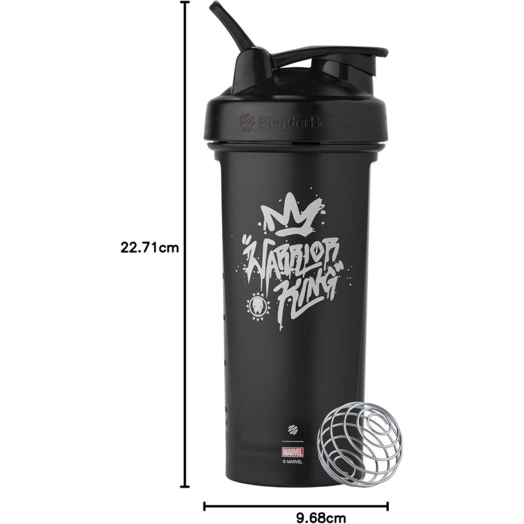Шейкер спортивний BlenderBottle Classic Loop PRO 28oz/820ml Marvel Black (Loop_PRO_28oz_Panther) - зображення 2