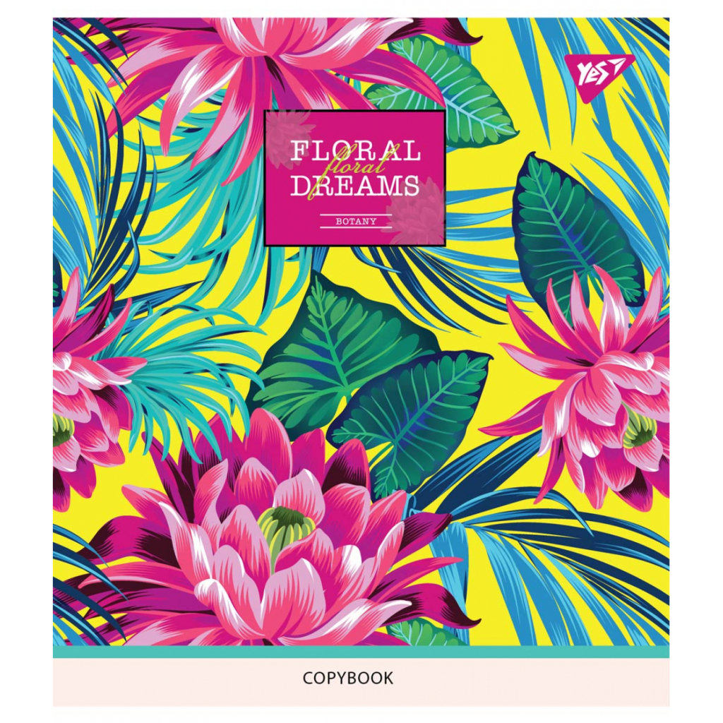 Зошит Yes А5 Tropical Paradise 18 аркушів клітинка (765197) - зображення 1