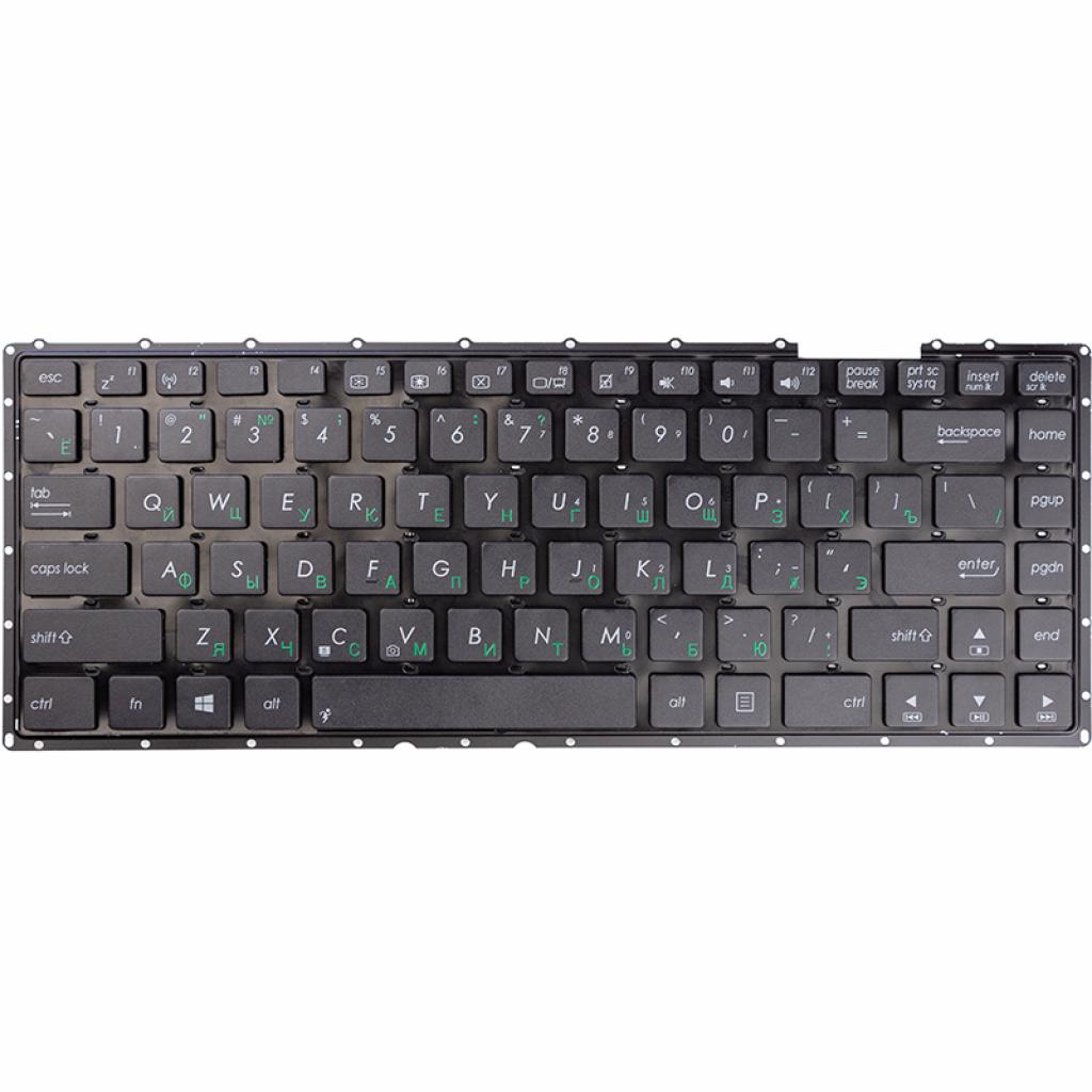 Клавіатура ноутбука ASUS X401, X401E черн (KB310726) - зображення 1
