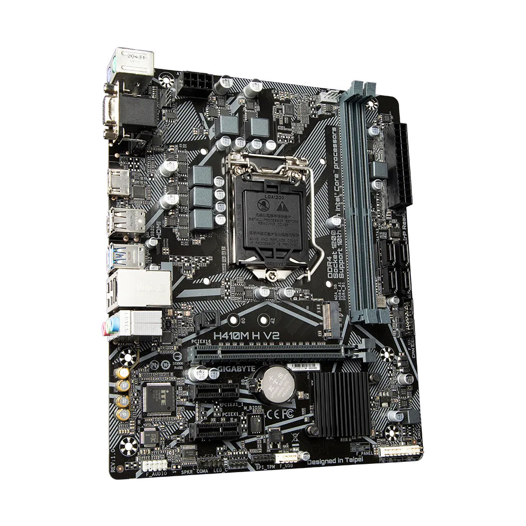 Материнська плата GIGABYTE H410M H V2 - зображення 3