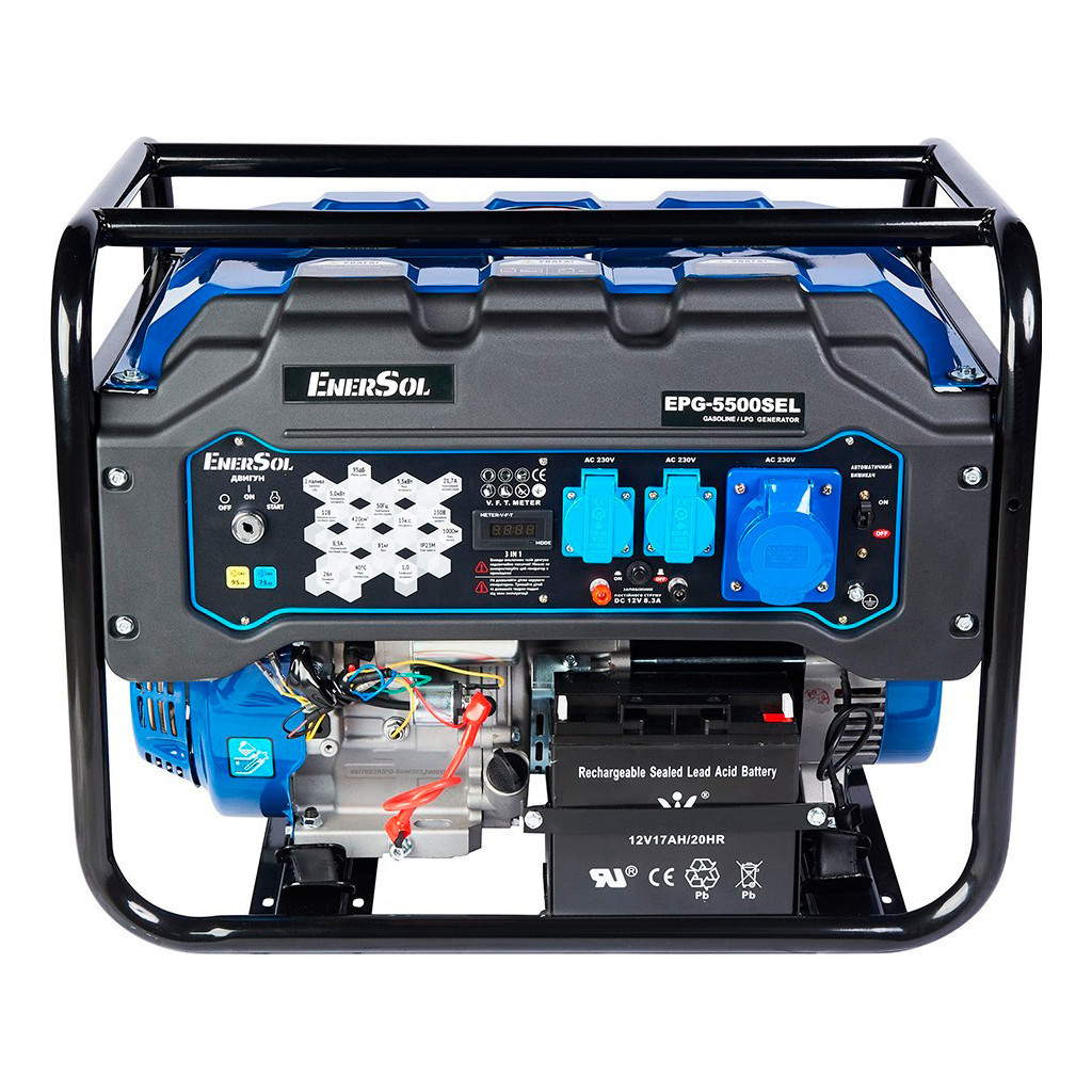 Генератор Enersol газ-бензин 5.5kW (EPG-5500SEL) - изображение 2