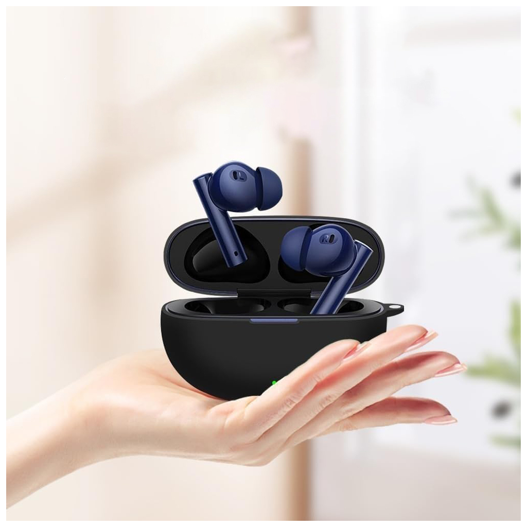 Чохол для навушників BeCover Silicon для Realme Buds Air 6 Pro Black (712018) - зображення 4