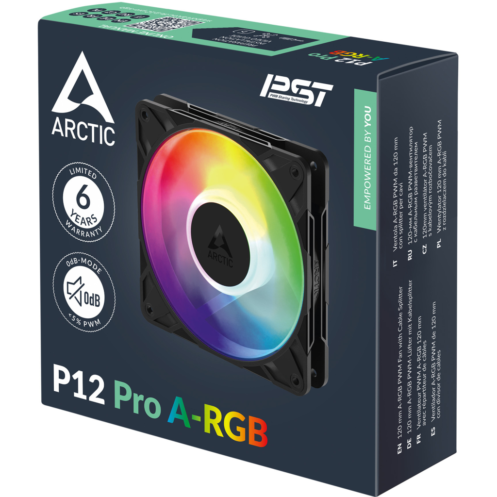 Кулер до корпусу Arctic P12 PRO A-RGB (ACFAN00309A) - зображення 7