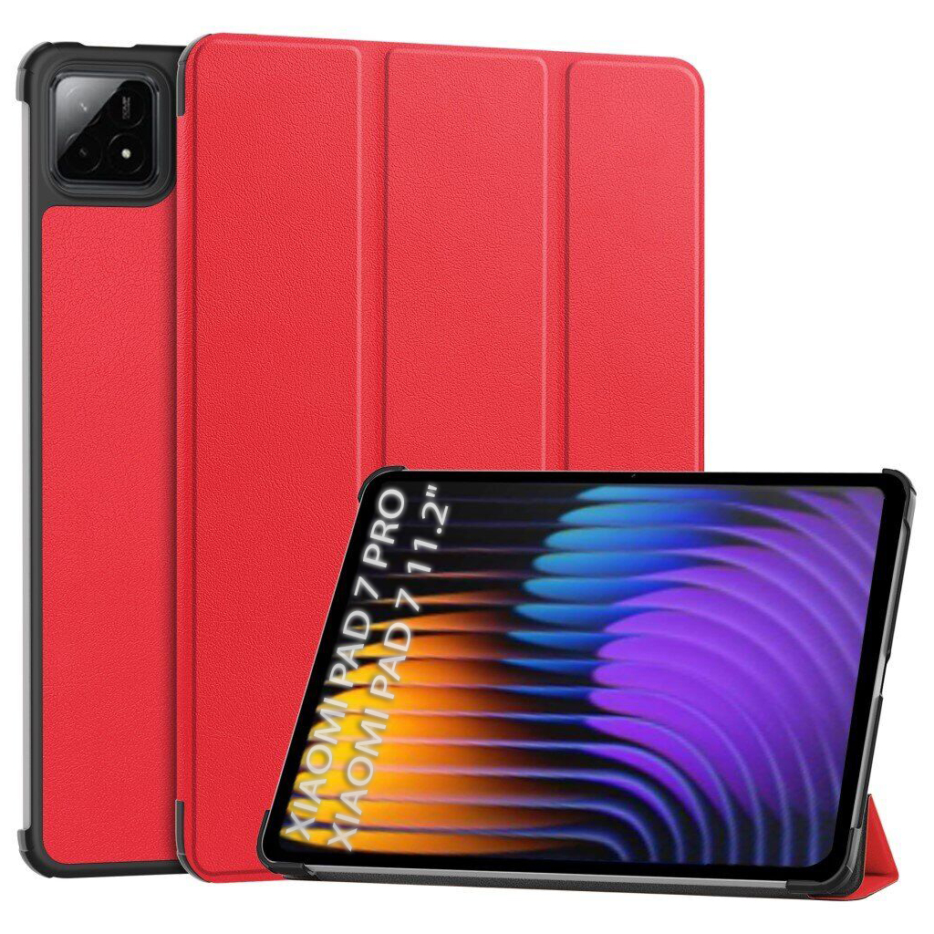 Чохол до планшета BeCover Smart Case Xiaomi Pad 7 / 7 Pro 11.2" Red (712810) - зображення 1
