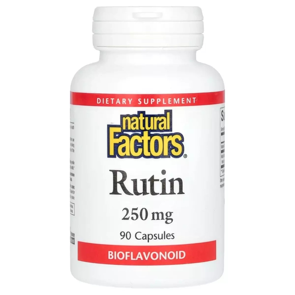 Вітамінно-мінеральний комплекс Natural Factors Рутин, 250 мг, Rutin, 90 капсул (NFS-01391) - зображення 1