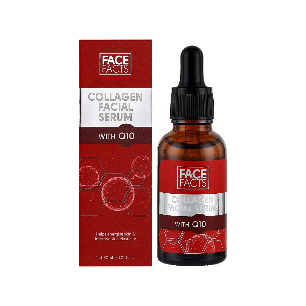 Сироватка для обличчя Face Facts Collagen & Q10 Face Serum З колагеном та коензимом Q10 30 мл (5031413919790) - изображение 2