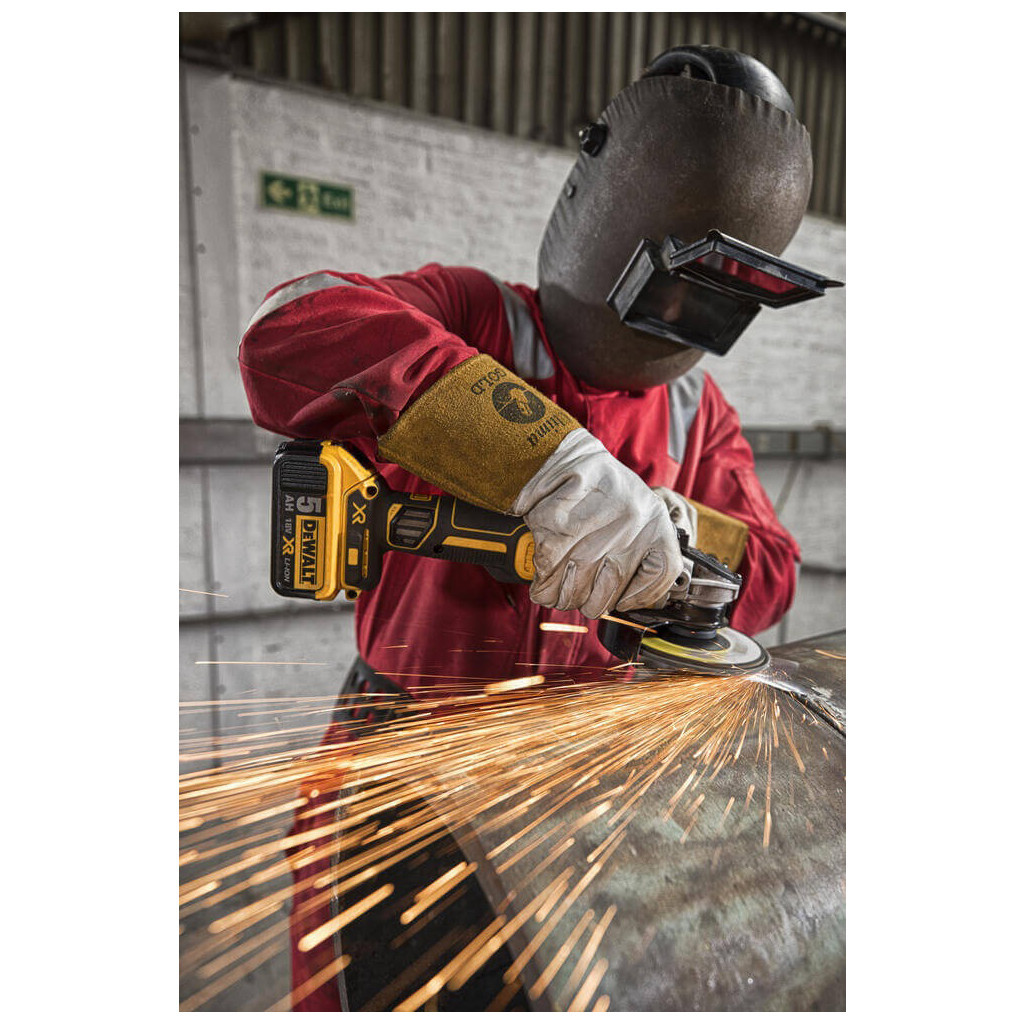 Шліфувальна машина DeWALT DCG405 18В XR Li-lon, 125 мм, 3x5Ah, кейс TSTAK (DCG405P3) - зображення 10