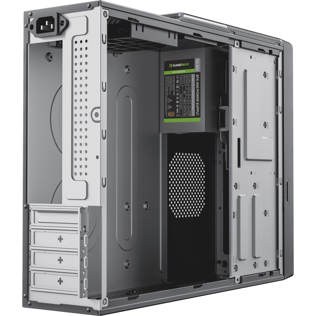 Корпус для ПК Gamemax ST-608-2U2-2U3-TYPE-C-CR-400W - зображення 6