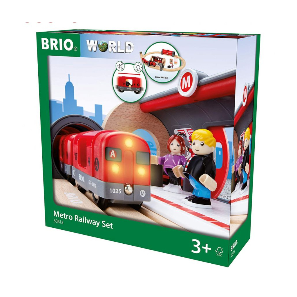 Залізниця Brio Метро Railway Set (33513) - зображення 1
