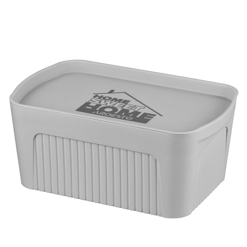 Контейнер для зберігання Ardesto З кришкою Сірий 6 л (ARHC2506G) - зображення 1