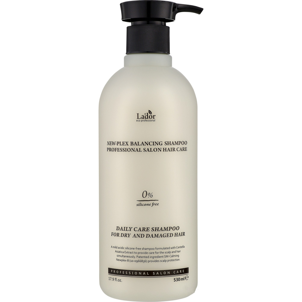 Шампунь La'dor New-Plex Balancing Shampoo Безсиліконовий Заспокійливий 530 мл (8809982980056) - зображення 1