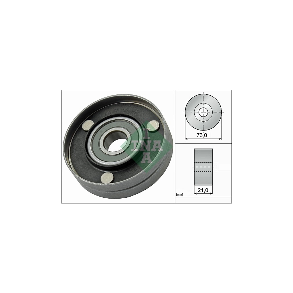 Ролик натягувача ременя INA 532 0567 10 - зображення 1