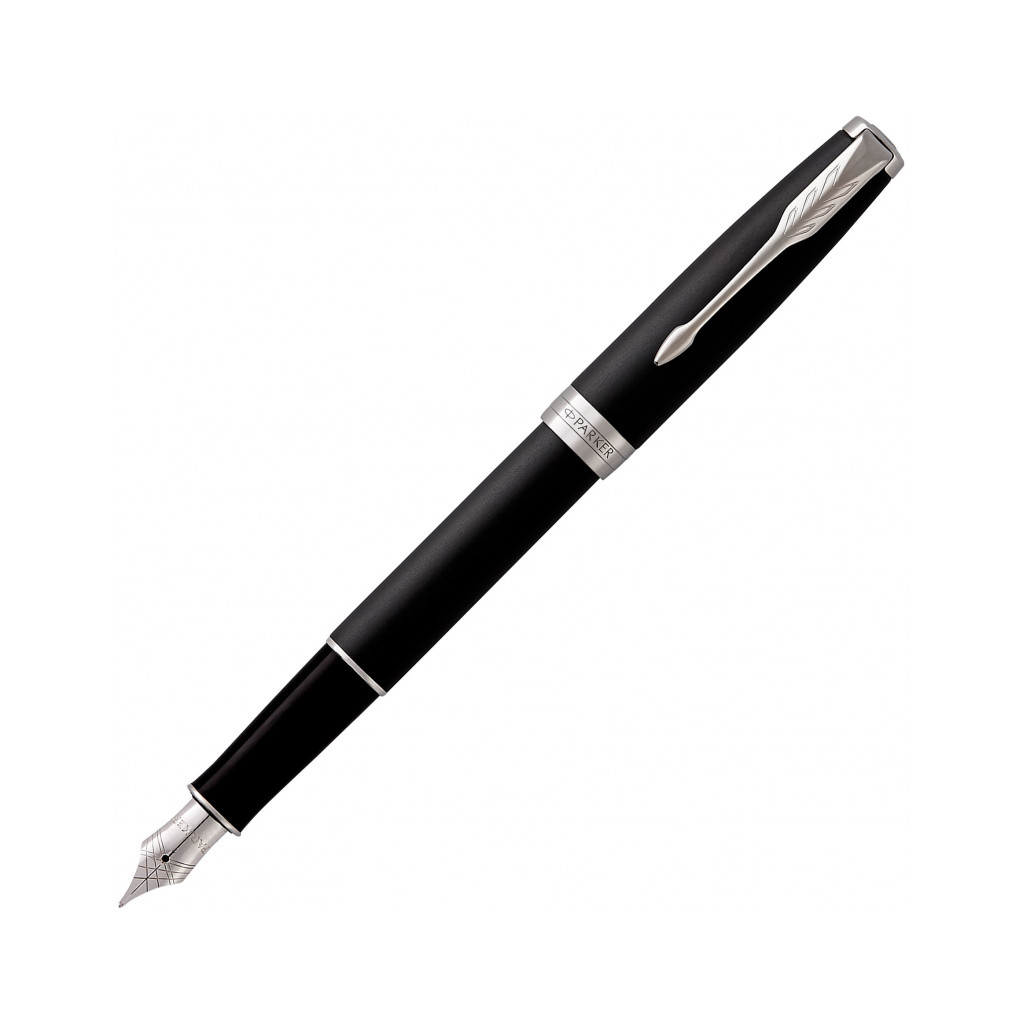 Ручка пір'яна Parker SONNET 17 Matte Black Lacquer CT FP F (84 911) - зображення 4