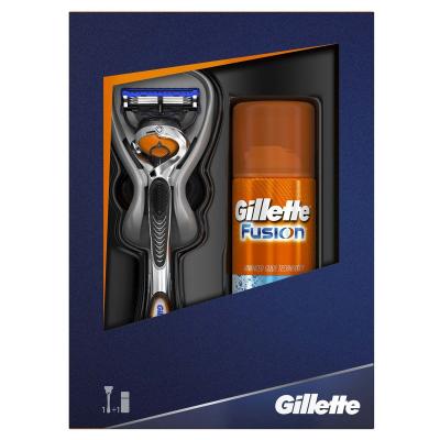 Набір для гоління Gillette станок Fusion и гель для бритья бритья Hydra gel 75 мл (7702018451142) - изображение 2