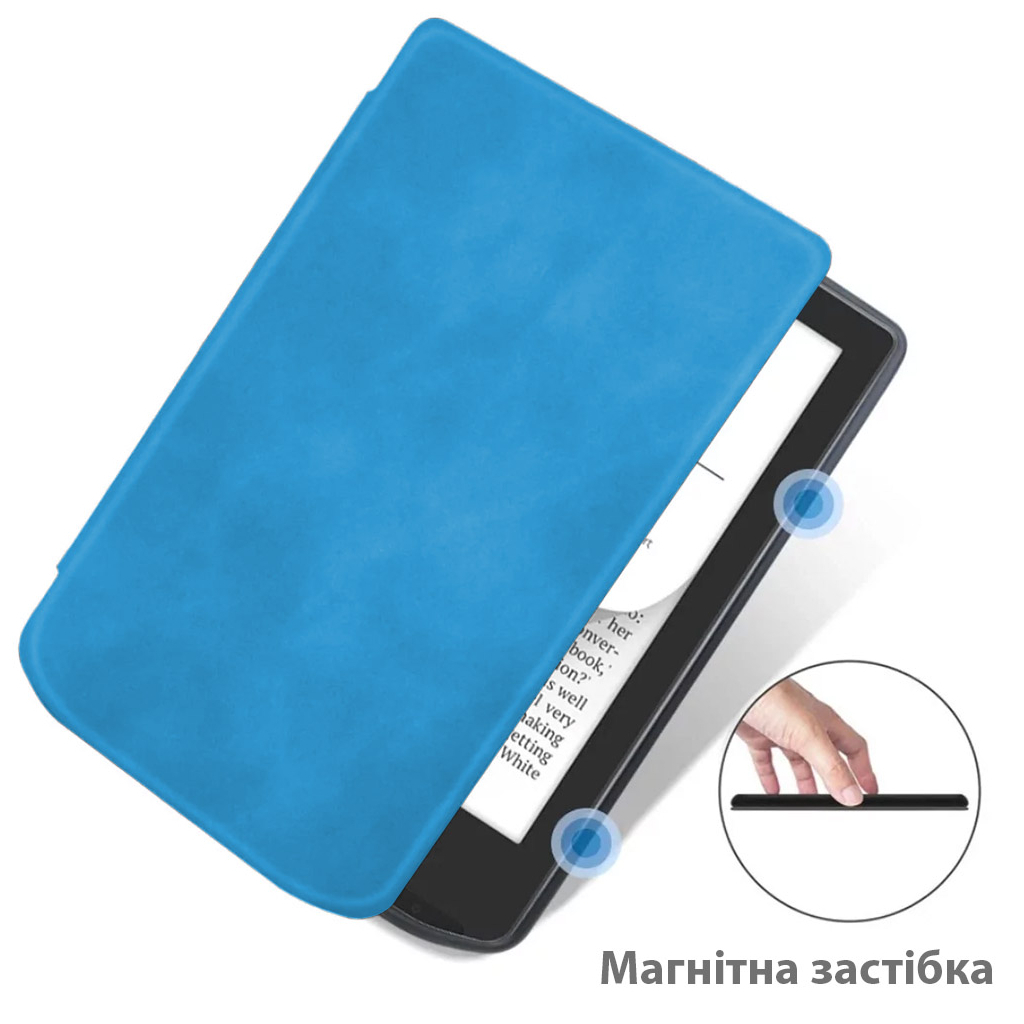 Чохол до електронної книги BeCover Smart Case PocketBook 629 Verse / 634 Verse Pro 6" Light Blue (710973) - зображення 3