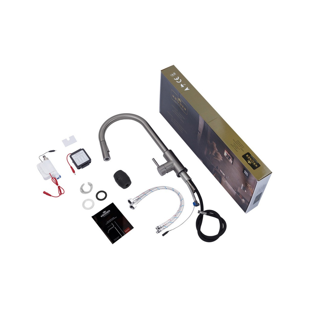 Змішувач Kroner Klassisch-PVD03916S - зображення 9