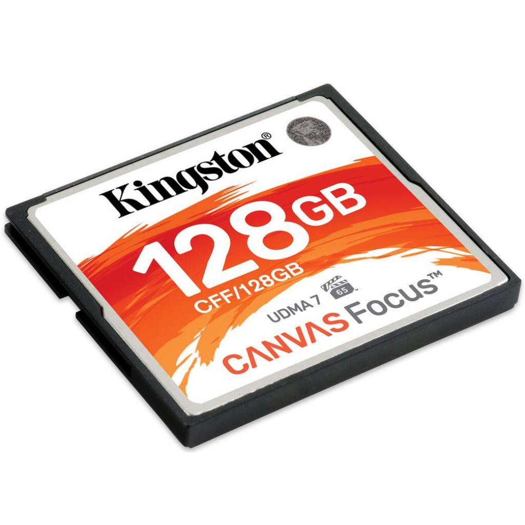 Карта пам'яті Kingston Compact Flash Card 128Gb Canvas Focus UDMA7 (CFF/128GB) - зображення 2