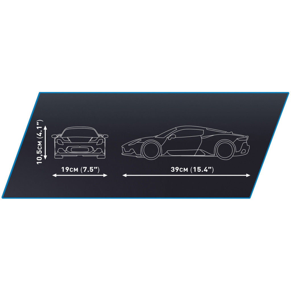 Конструктор Cobi Мазераті MC20 1:12, 2269 деталей (COBI-24335) - зображення 9