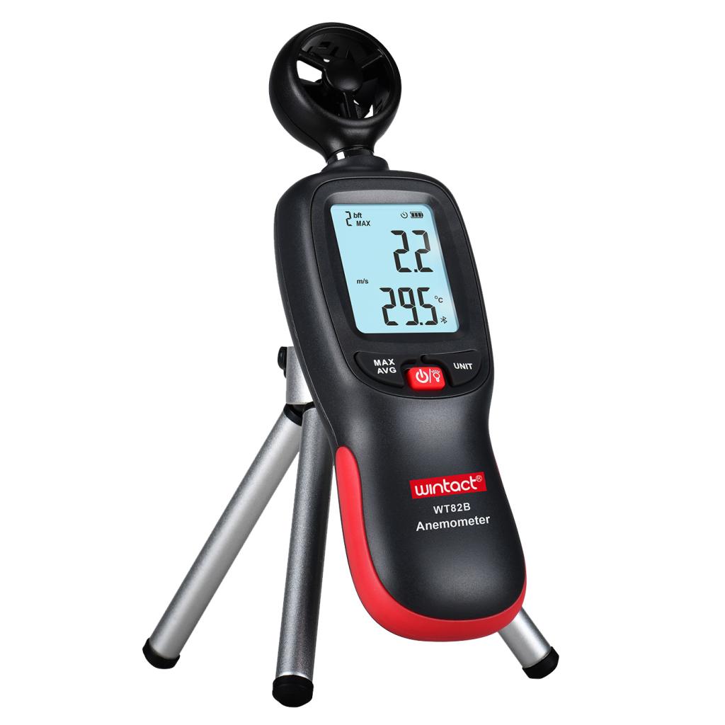 Анемометр Wintact крильчастий Bluetooth 0,3-30 м/с, -10-45°C (WT82B) - изображение 5