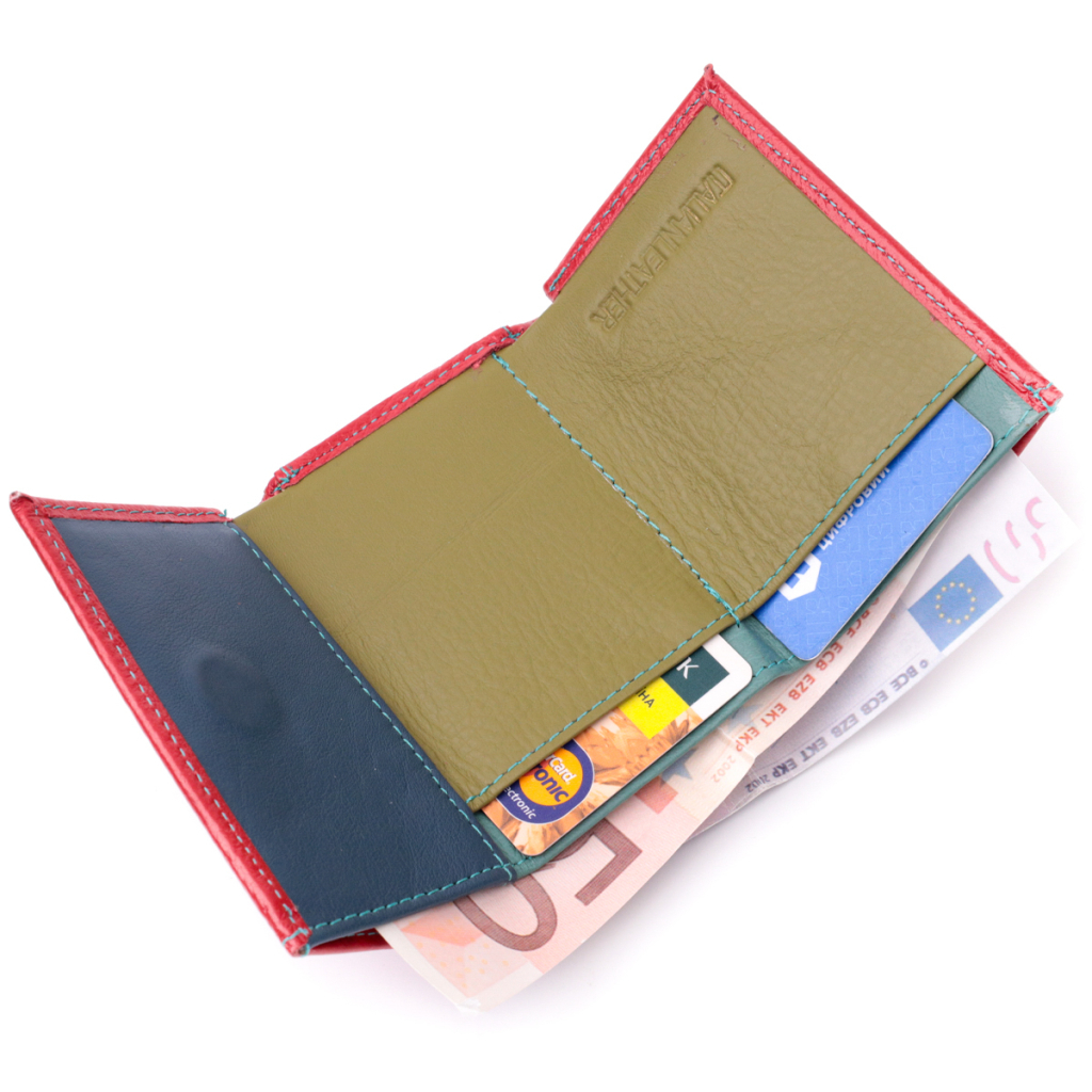 Гаманець ST Leather З натуральної шкіри Червоний (19502) - зображення 6