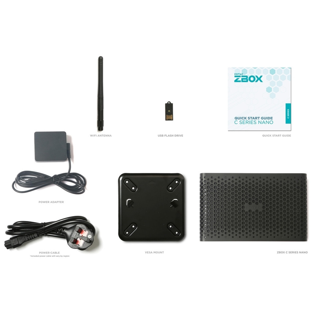 Комп'ютер Zotac CI629 nano / i3-1315U, 2.5" SATA/HDD SATA (ZBOX-CI629NANO-BE) - зображення 6