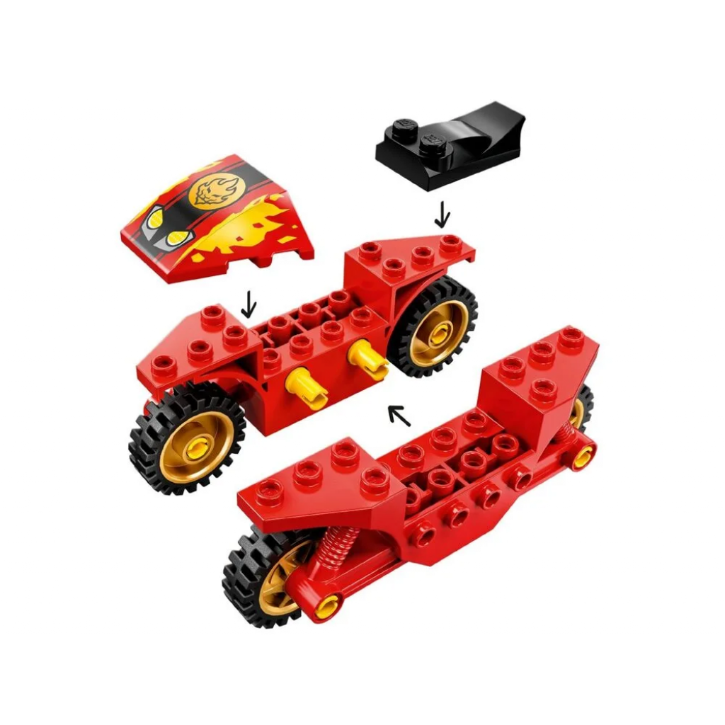 Конструктор LEGO Ninjago Мотоцикл Кая 54 деталі (71734) - зображення 4