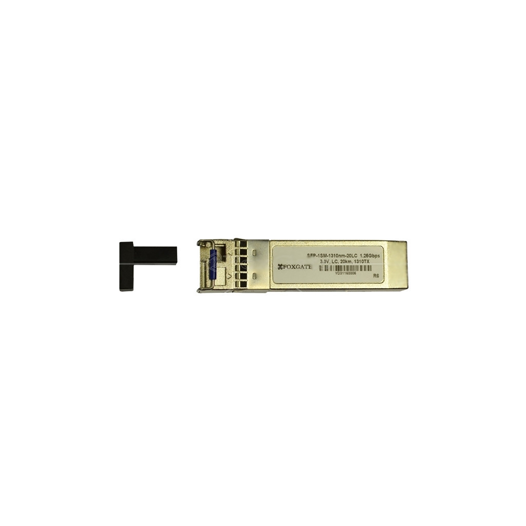 Модуль SFP FoxGate WDM, 1.0 G, 20 км, SC SM, TX1550 нм, DDM (SFPd-1SM-1550nm-20SC) - зображення 2