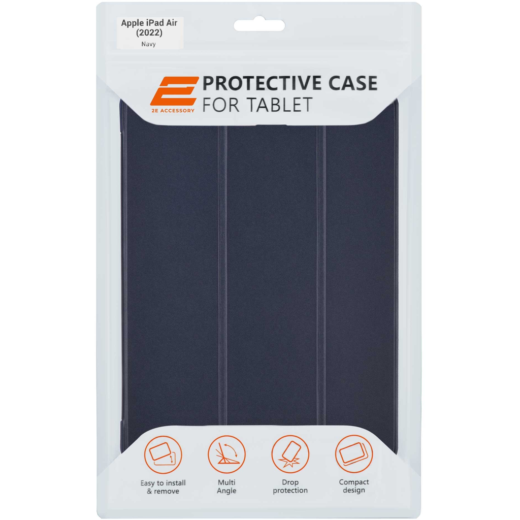 Чохол до планшета 2E Apple iPad Air(2022), Flex, Navy (2E-IPAD-AIR-2022-IKFX-NV) - зображення 5