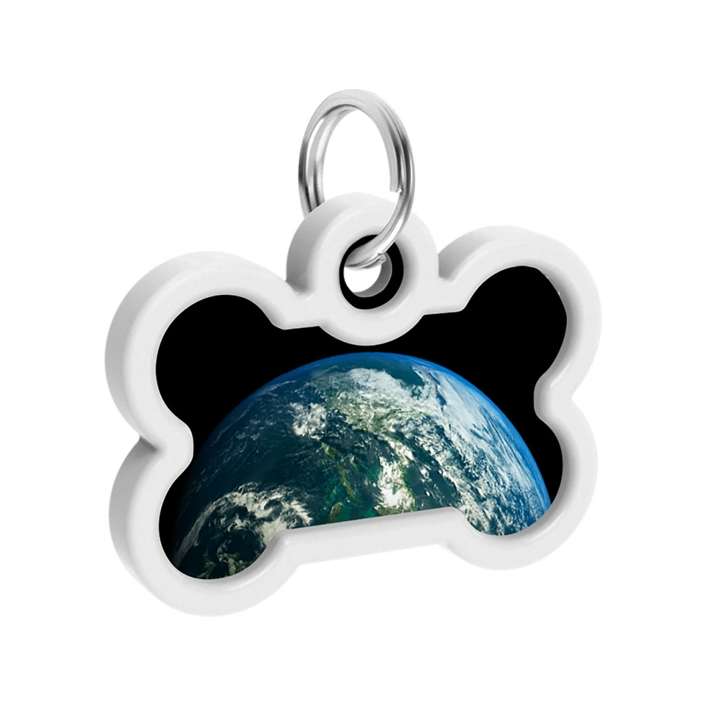 Адресник для тварин WAUDOG Smart ID з QR паспортом "Земля", кістка 40х28 мм (231-4029) - изображение 4