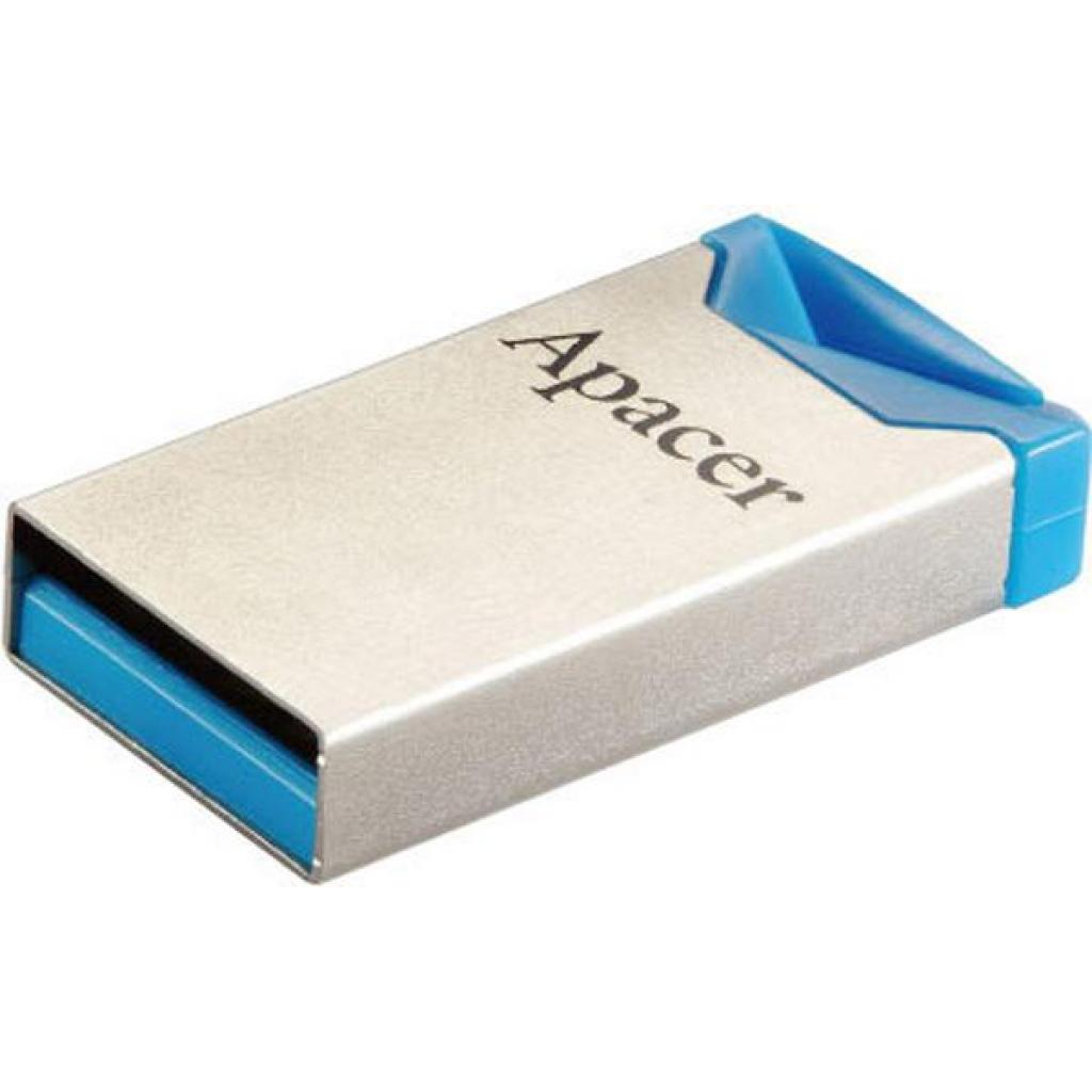 USB флеш накопичувач Apacer 64GB AH111 Blue USB 2.0 (AP64GAH111U-1) - зображення 3