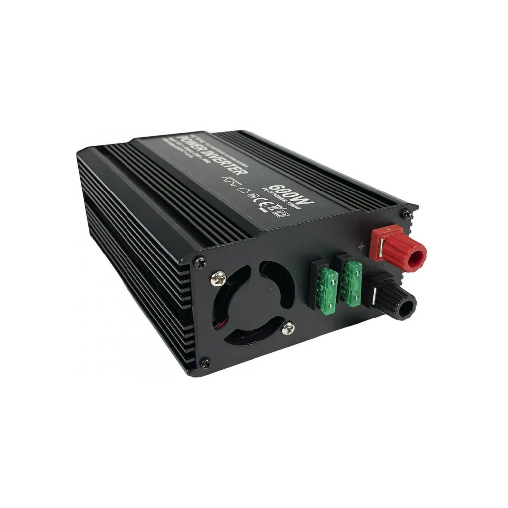 Автомобільний інвертор Bottari DC 12V - AC 230V 600W (54655-IS) - изображение 6