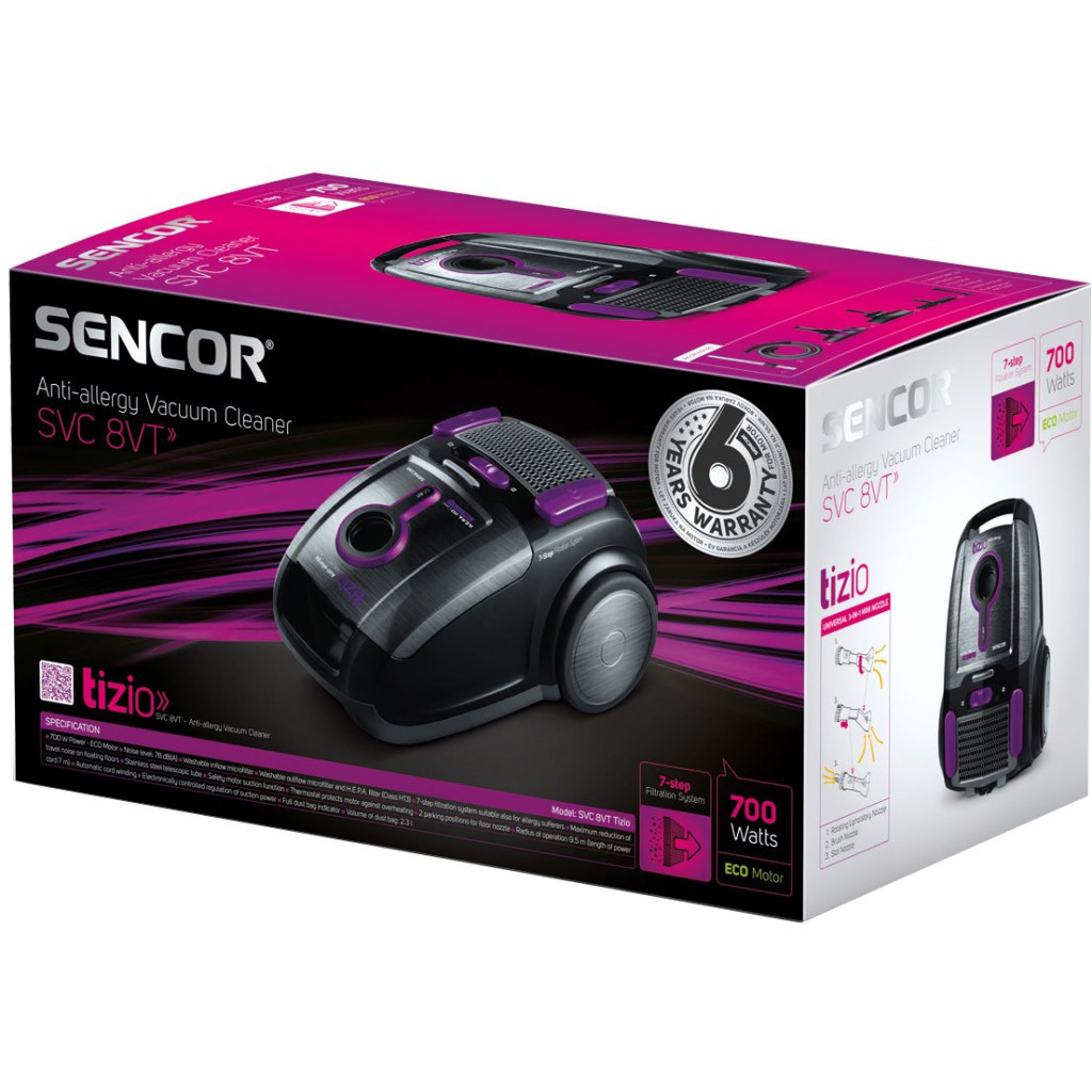 Пилосос Sencor SVC8VT - зображення 7