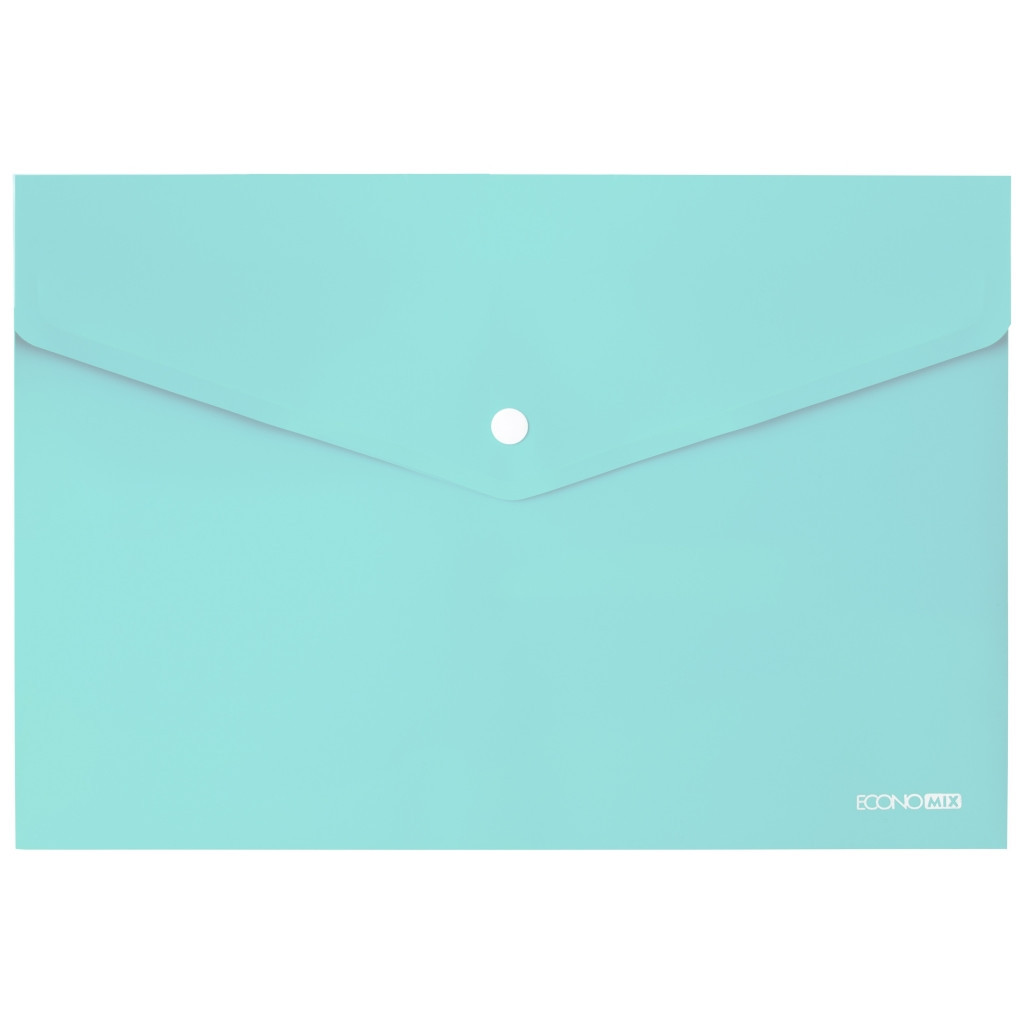 Папка - конверт Economix А4 180 мкм, непрозора м'ятна (E31301-84) - зображення 1