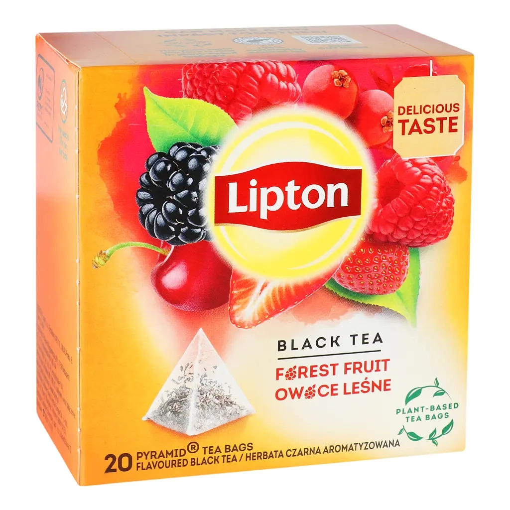 Чай Lipton чорний "Forest fruit" 20 пакетиків (5063270110881) - зображення 6
