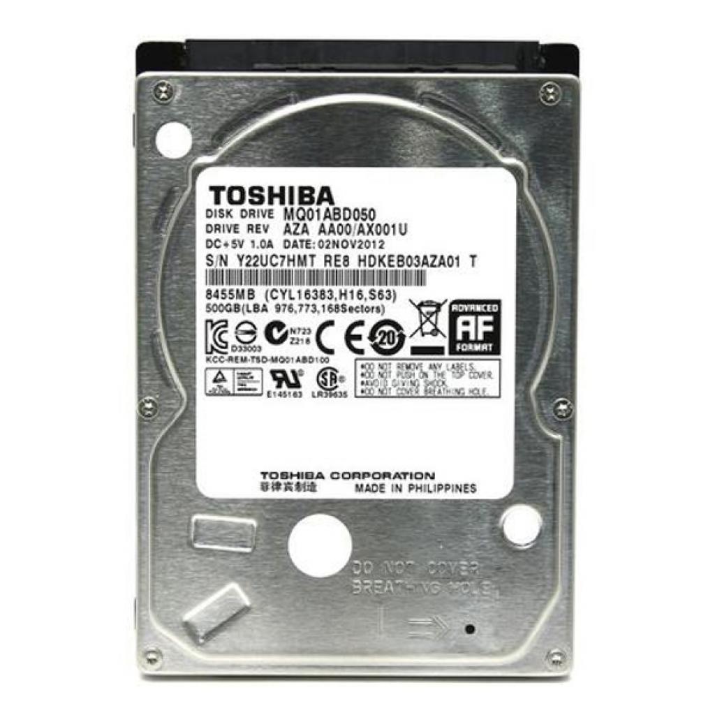 Жорсткий диск для ноутбука 2.5" 500GB Toshiba (# MQ01ABD050 #) - зображення 1