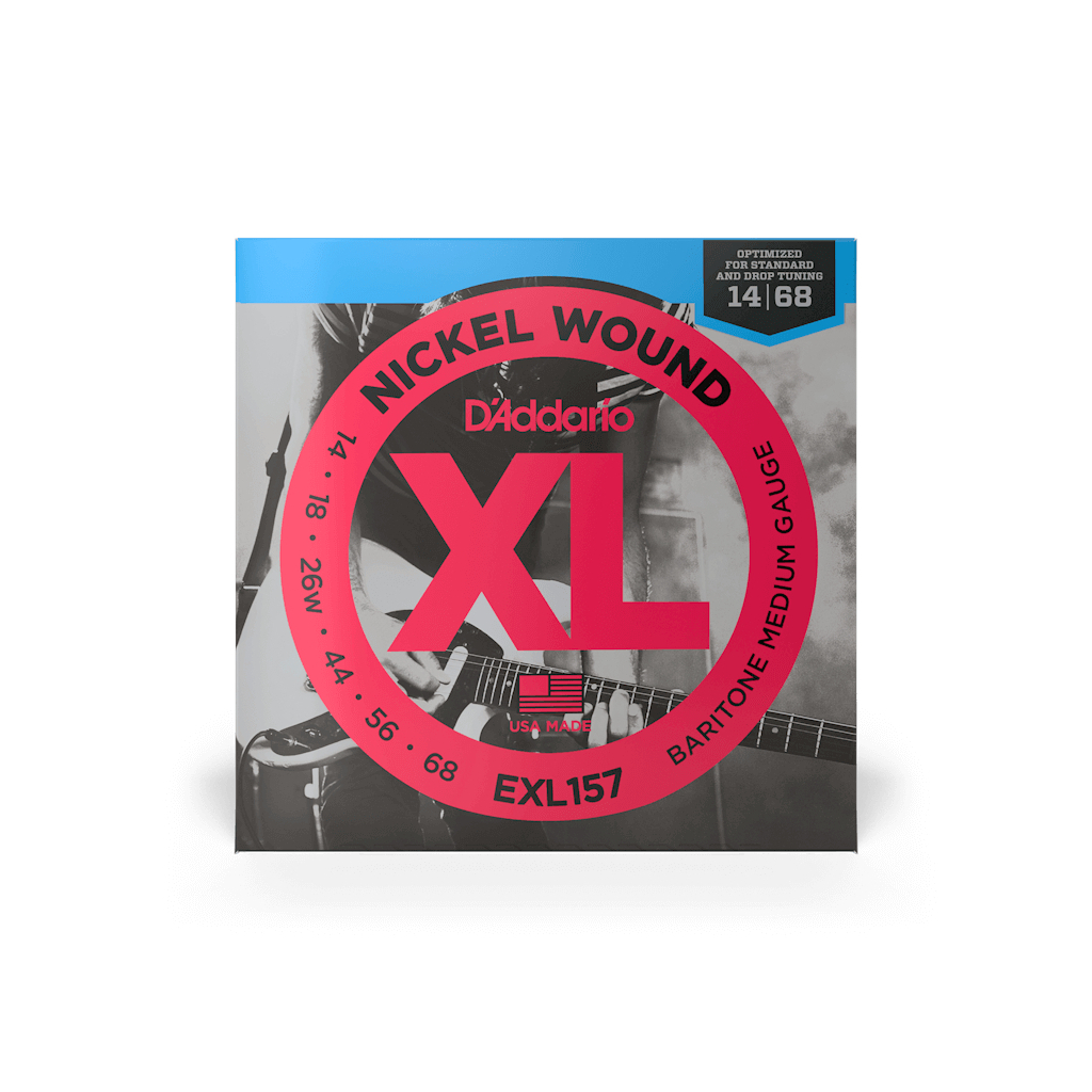 Струни для гітари D'Addario XL Nickel Wound Baritone Medium (14-68) (EXL157) - зображення 1