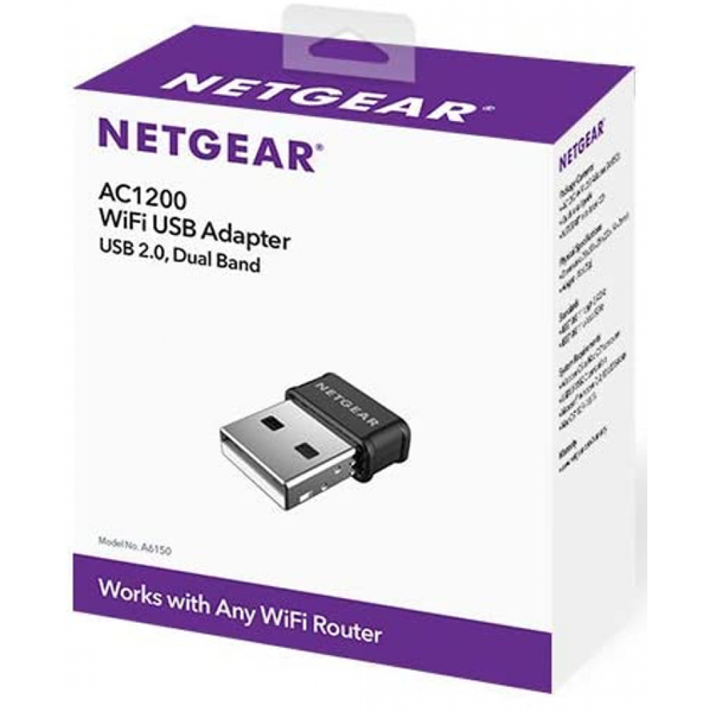 Мережева карта Wi-Fi Netgear A6150 (A6150-100PES) - зображення 3
