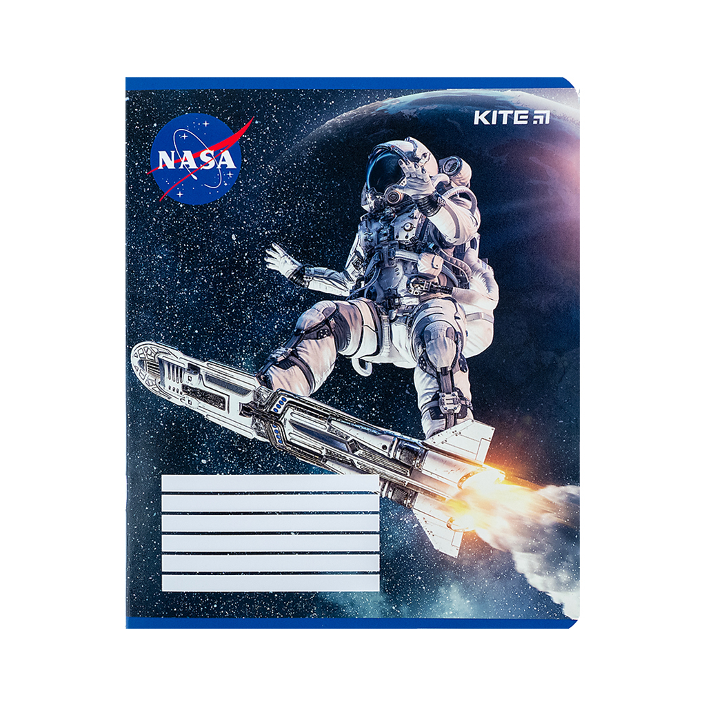 Зошит Kite NASA 18 аркушів, клітинка (NS24-236) - зображення 6