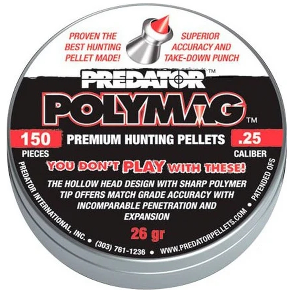 Пульки JSB Polymag 6,35 мм 1,645 г 150 шт/уп (1004-01-150) - зображення 1